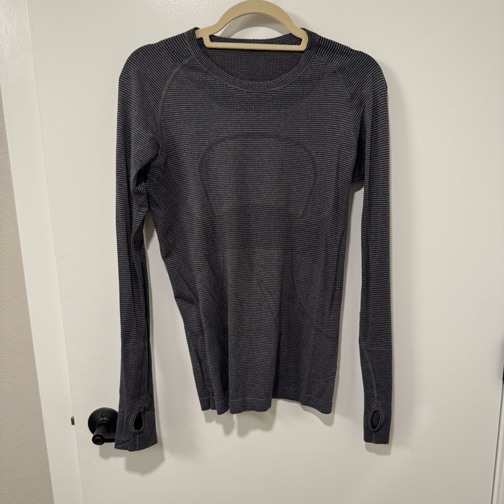 Lululemon Striped Swiftly Long Sleeve